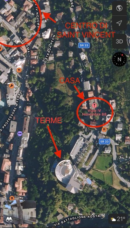 Casa Vista Saint Vincent Accanto Alle Terme Eksteriør bilde